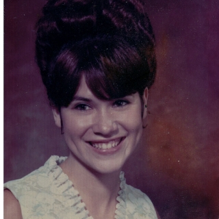 Yolanda Barrera, 1969 graduation photo from Porterville High School.