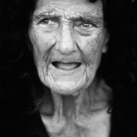 \"Portrait of a transient woman\" Los Angeles