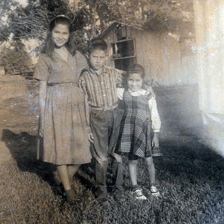 olanda (10), Marin (8), & Annie (5) in Porterville CA 1961.